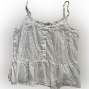 Old Navy White Button-Front Camisole